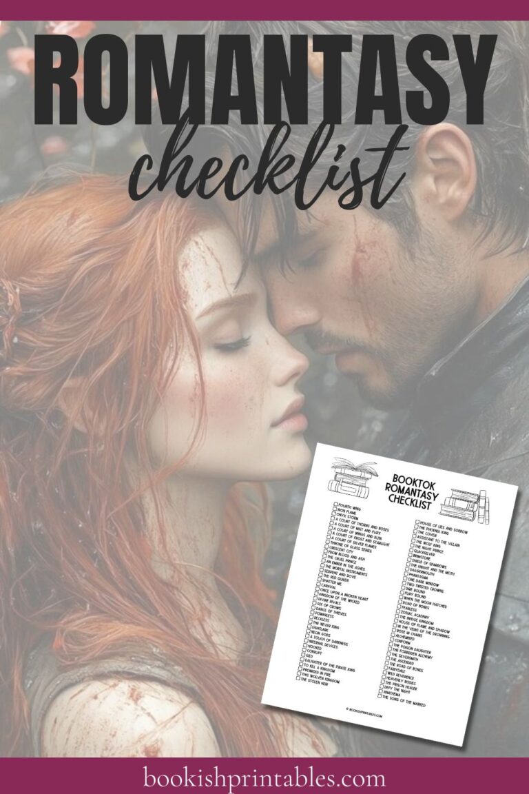 romantasy booktok checklist
