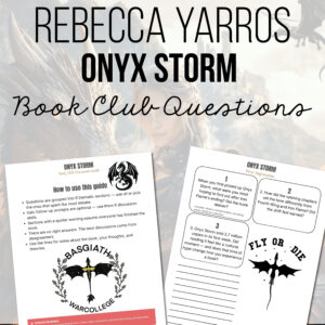 Onyx Storm Book Club Questions