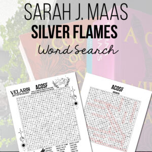A Court of Silver Flames (ACOSF) Word Search
